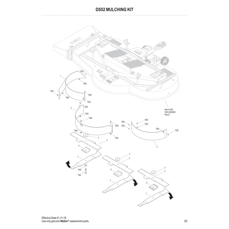 DS52 MULCHING KIT