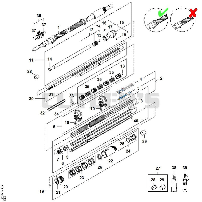 Drive tube assembly
