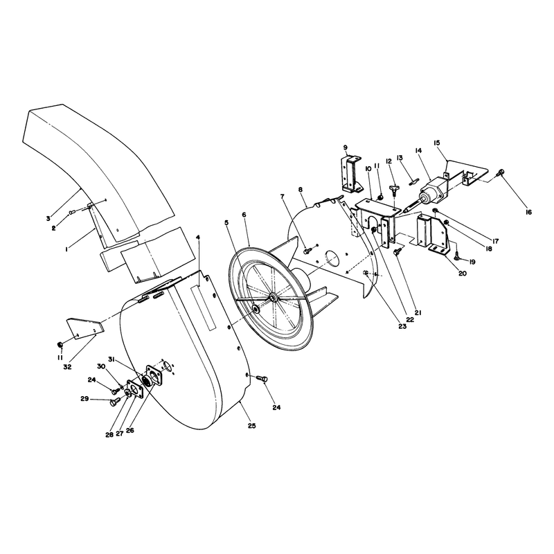 Grass Collection System Model No 30751 Optional