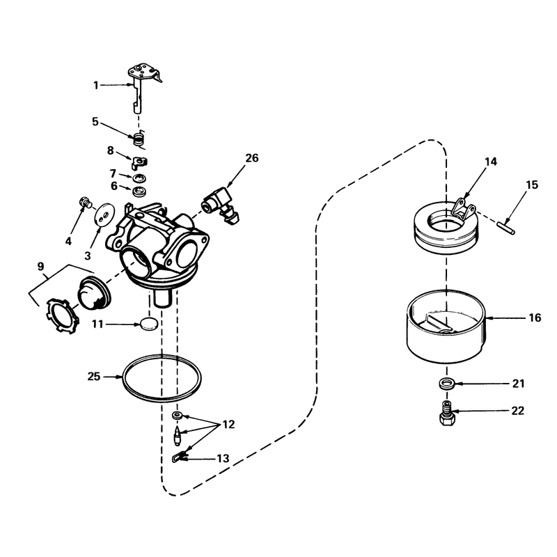 Carburetor No 632050