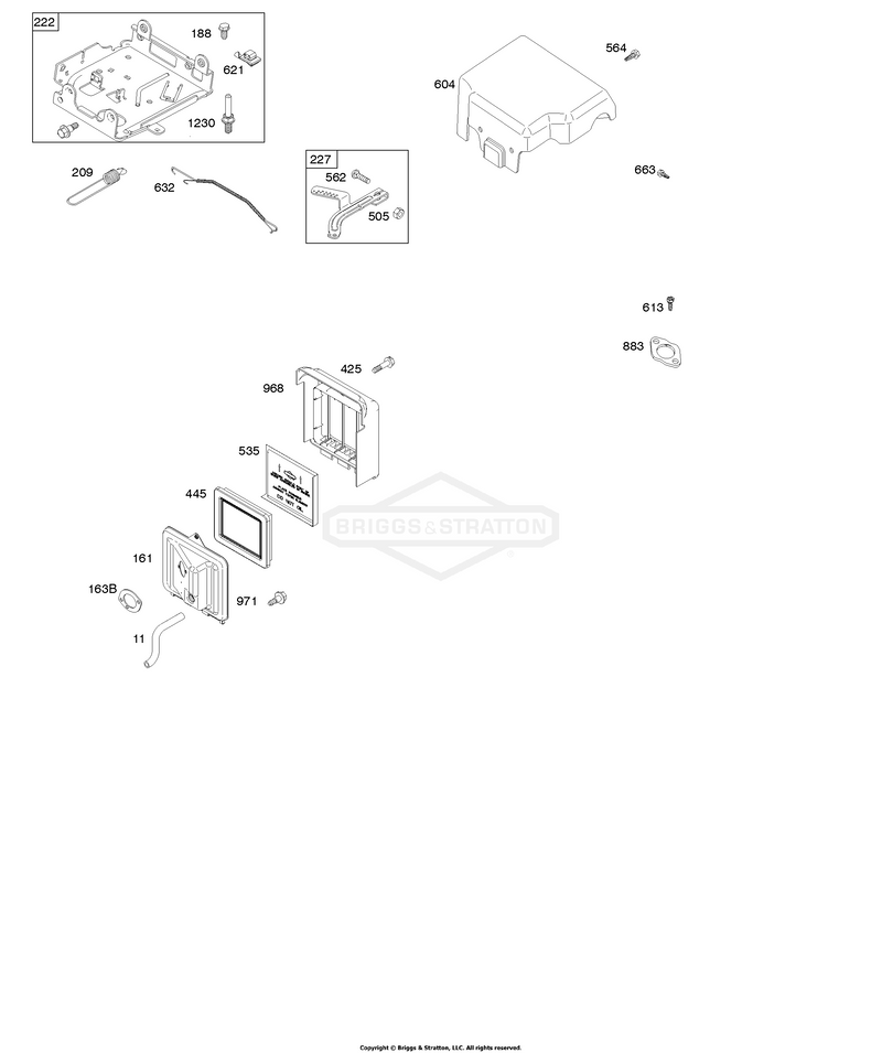 Control Bracket, Air Cleaner
