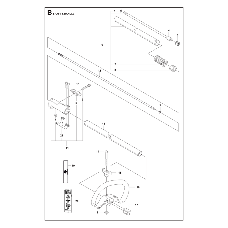 SHAFT AND HANDLE