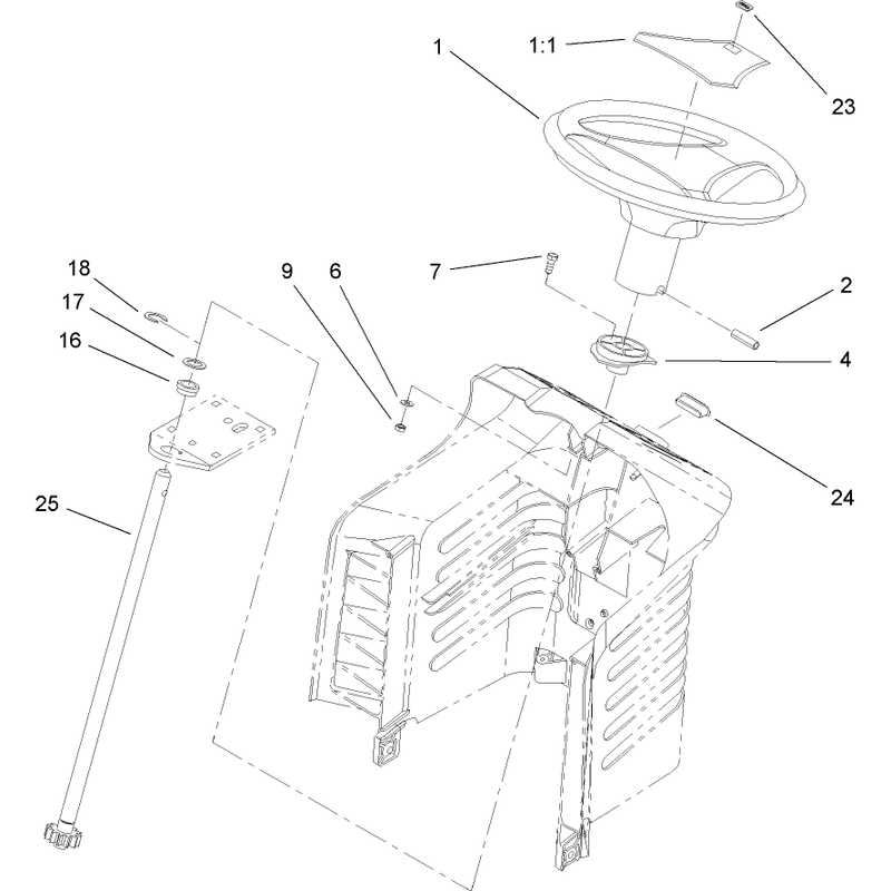 Fixed Steering Assembly