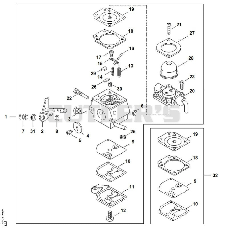 AD - Carburetor C1Q-S58 (27.2001)