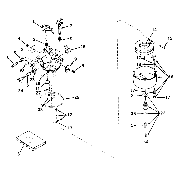 Carburetor No. 631447