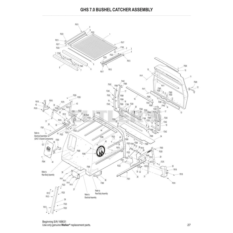 GHS 7.0 Bushel Catcher Assembly
