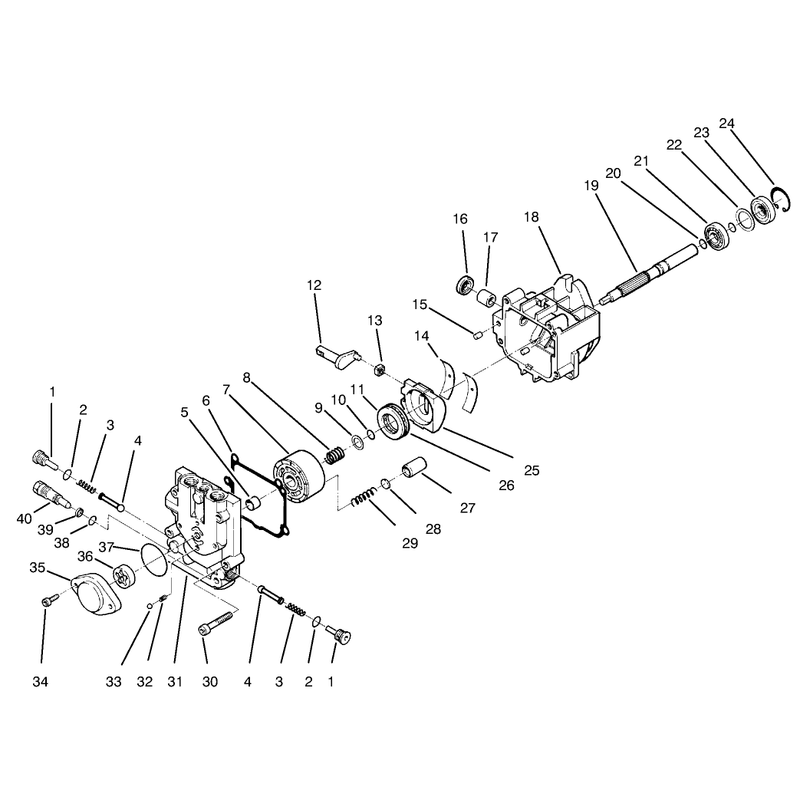 Hydraulic Pump Assembly No 98-4374 and 98-4375