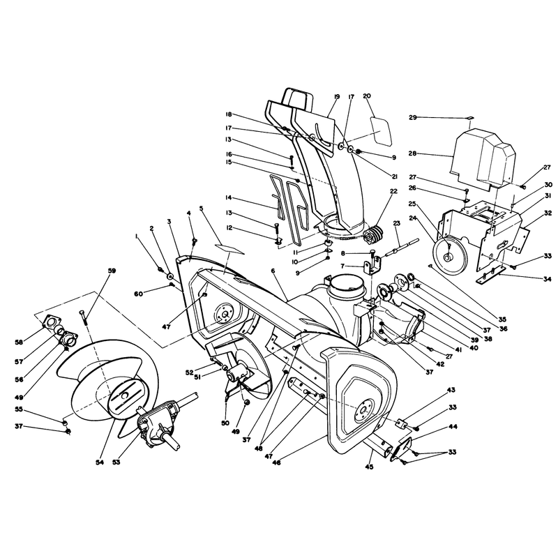 Housing & Chute Assembly