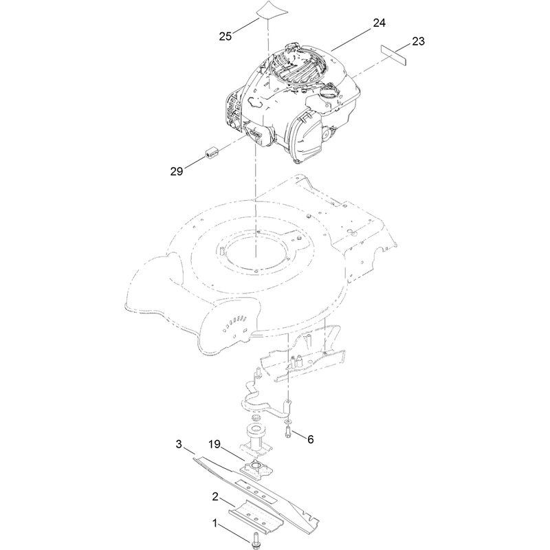 Engine and Blade Assembly