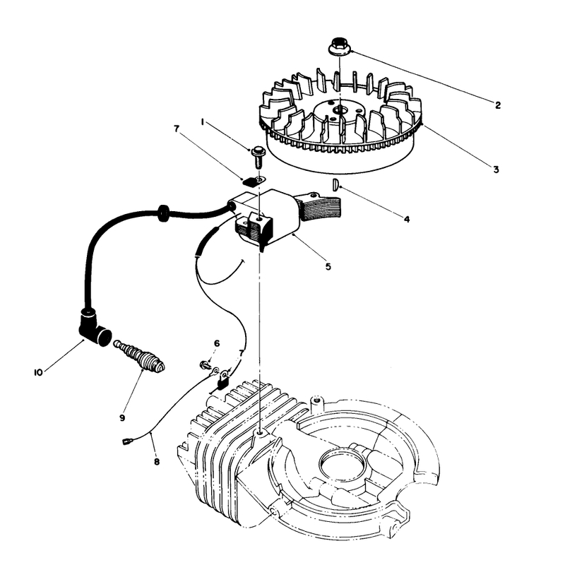 Flywheel & Magneto Assembly (engine Model No. 47ph7-5, 47pk9-5 & 47pl0-5)