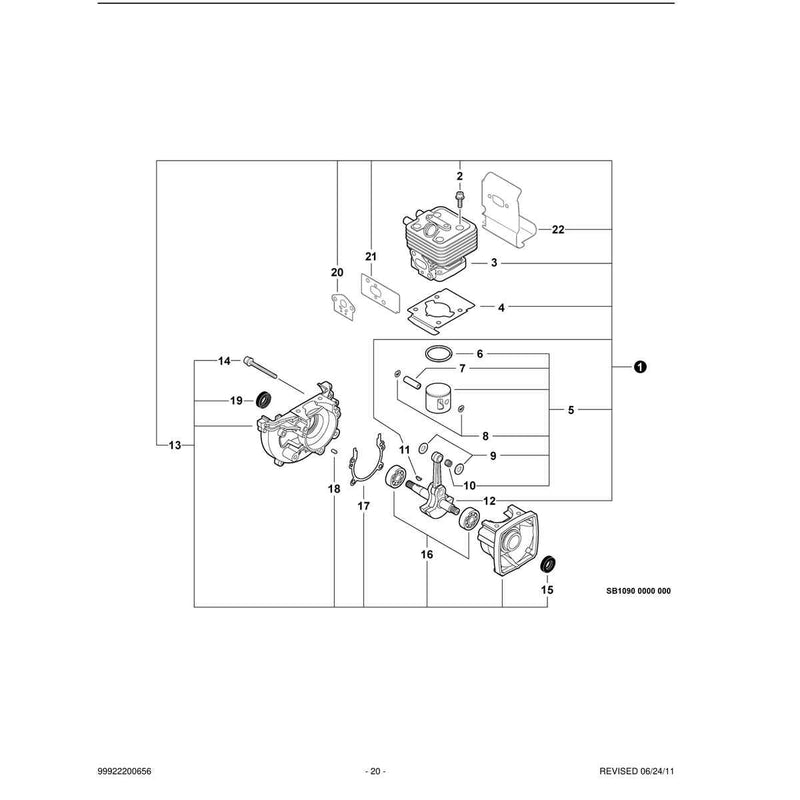 Engine, Short Block -- SB1090