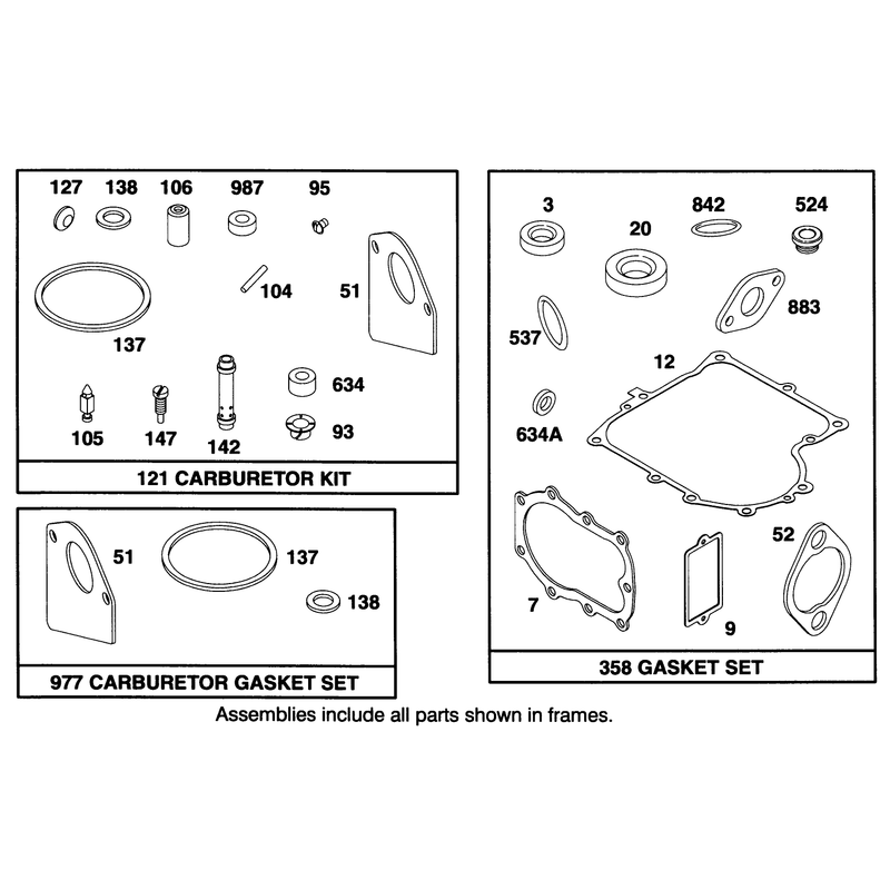 Engine Briggs and Stratton Model 28b707-0126-01