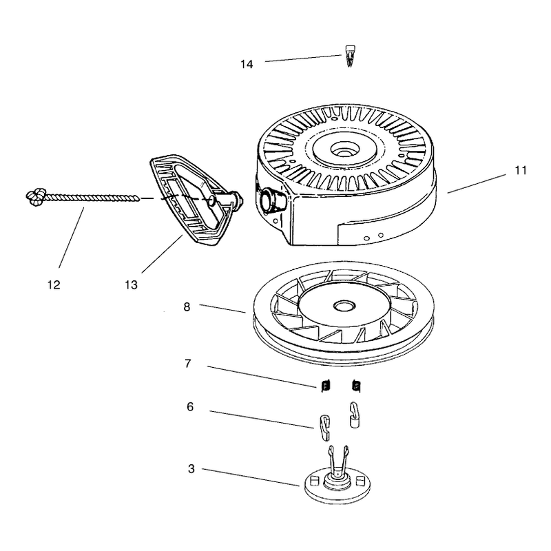 Recoil Starter No. 590742 (optional)