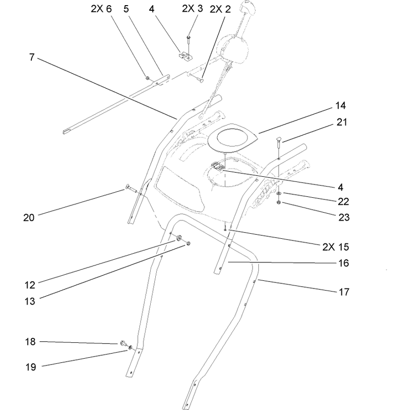 Handle and Control Assembly No. 2