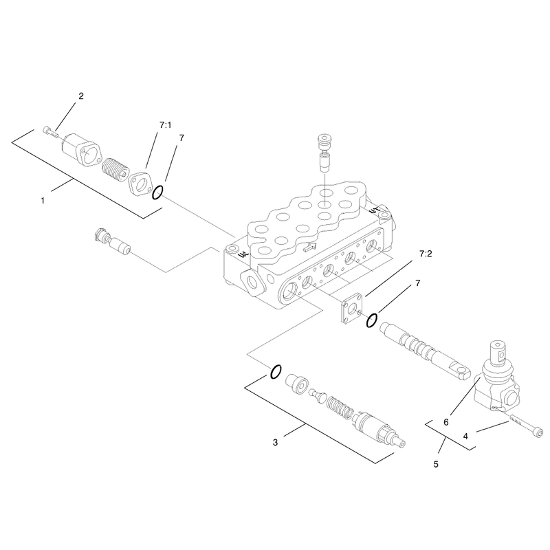 Hydraulic Valve Assembly No 105-6246
