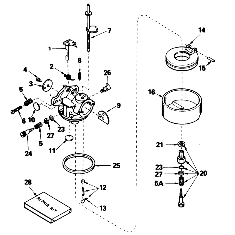 Carburetor No. 632378