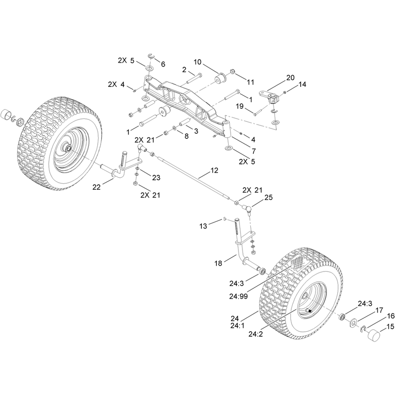 Front Axle Assembly