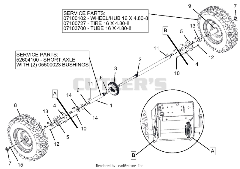 Wheels And Axles - 28"