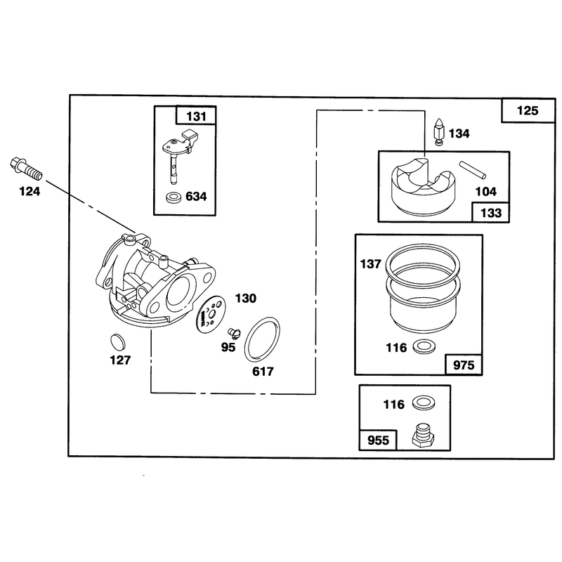 Engine Briggs and Stratton Model 12e802-0620-01