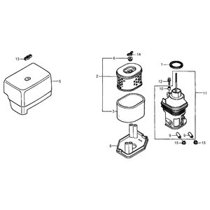 Air Cleaner Assembly Honda GX390K1QNE2