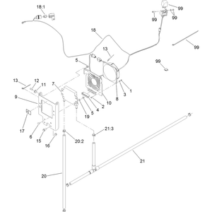 Hydraulic System Cooling Assembly No 121-7480