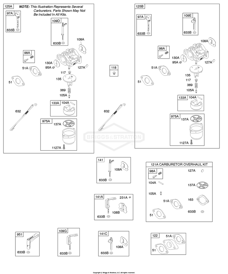Carburetor, Kit - Carburetor Overhaul