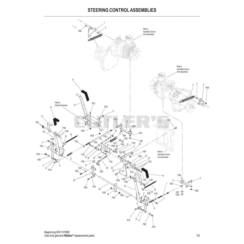 Steering Control Assemblies