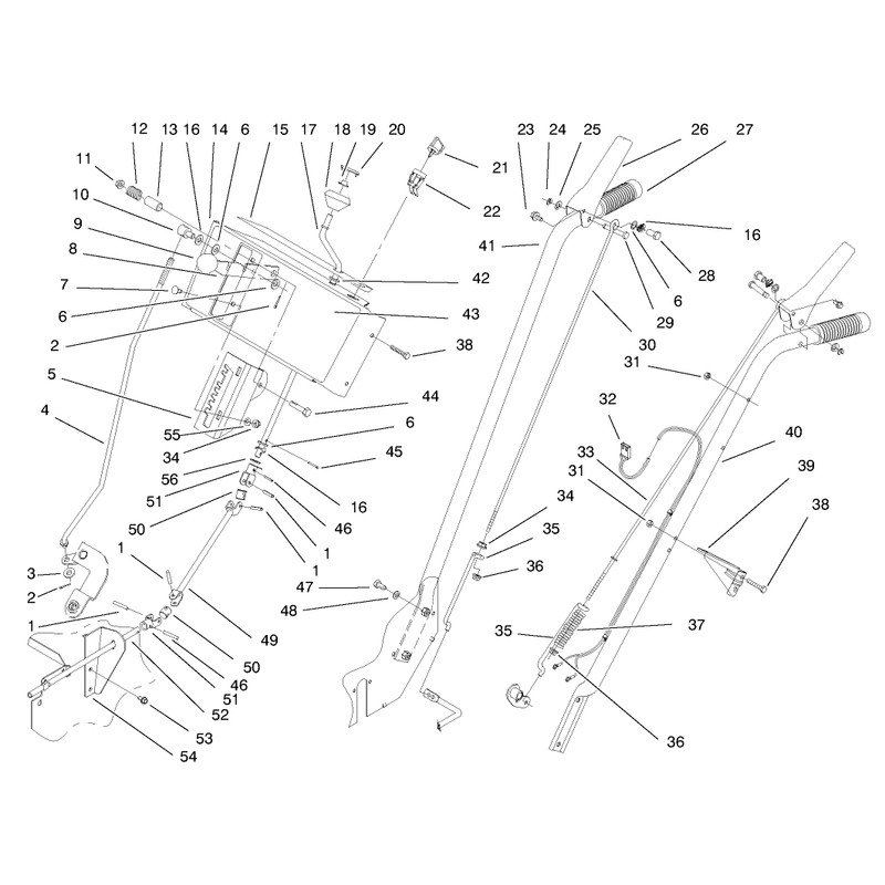 Handle And Controls Assembly