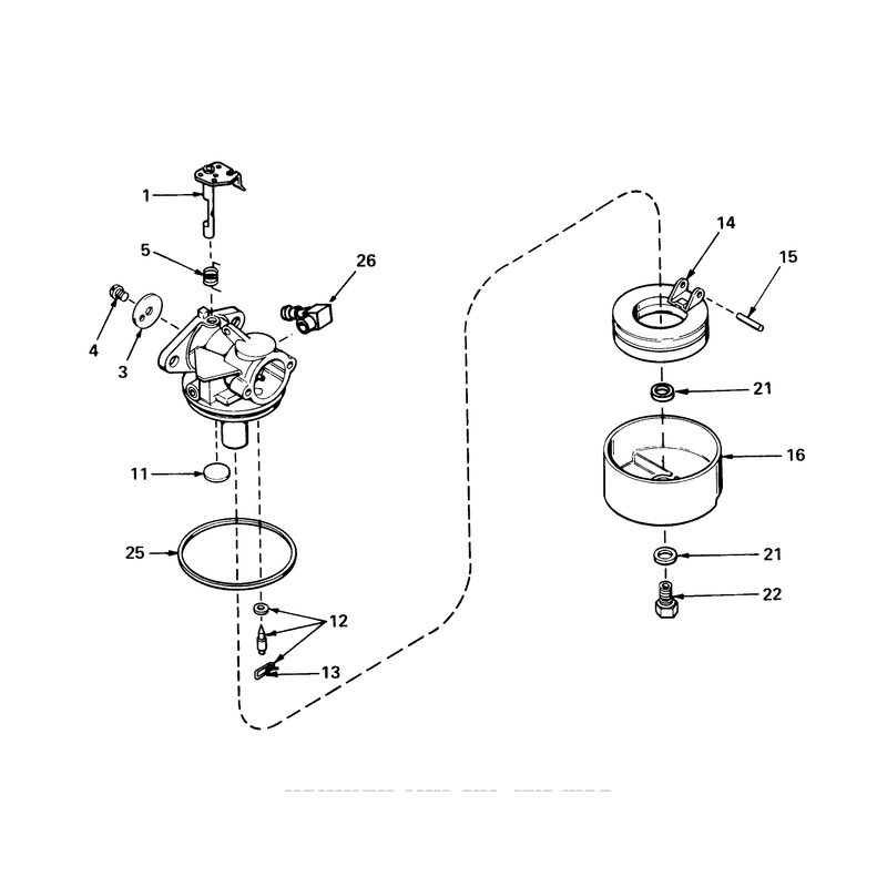 Carburetor No 631784a