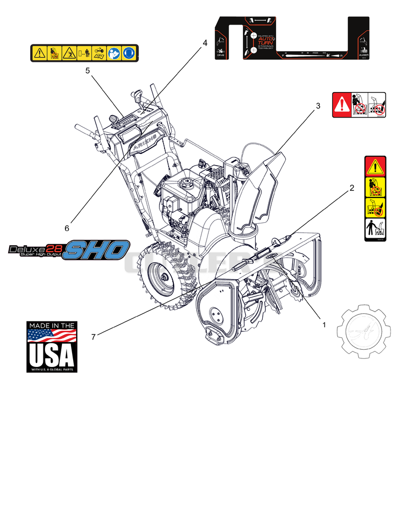 Decals - 28" SHO