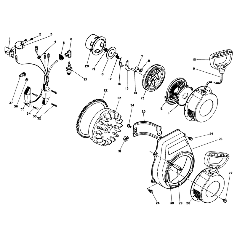 Engine No. 68-8280 Ignition Assembly