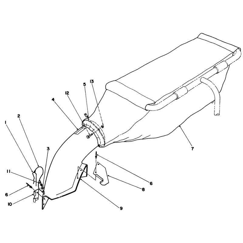 Chute and Bag Assembly