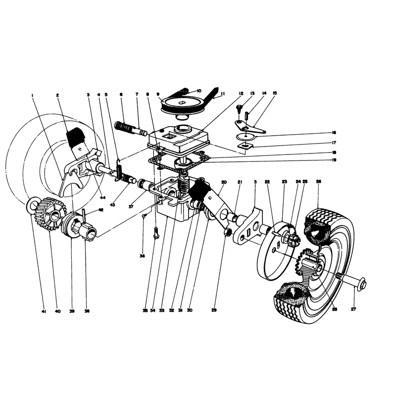 Gear Box Assembly Model 16264