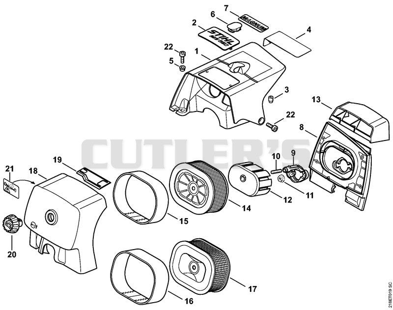 Shroud, Air filter
