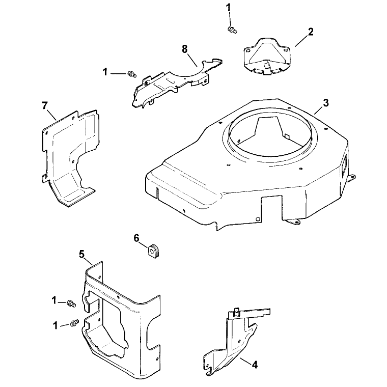 Blower Housing and Baffles