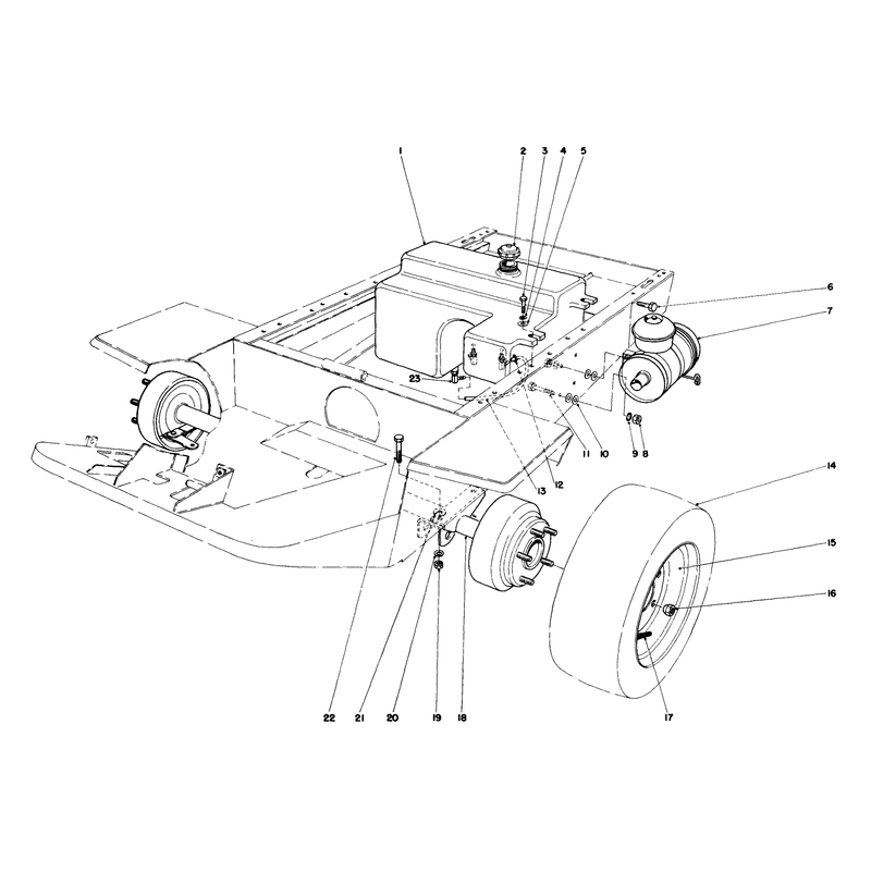 Gas Tank Air Cleaner Assembly