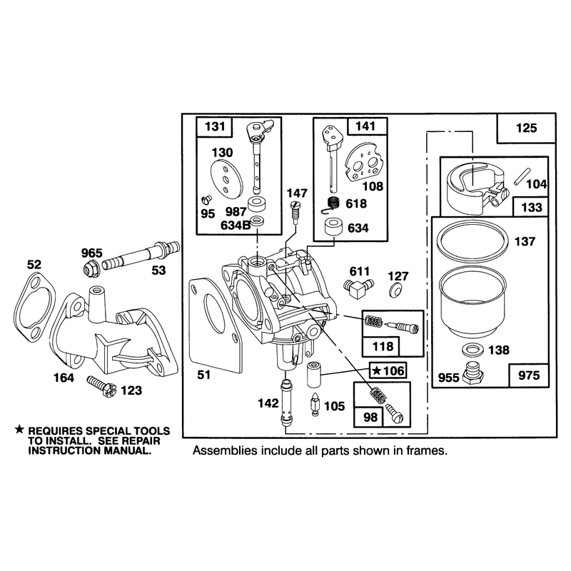 Engine Briggs and Stratton Model 286707-0453-01