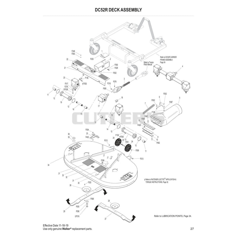 DC52R Deck Assembly