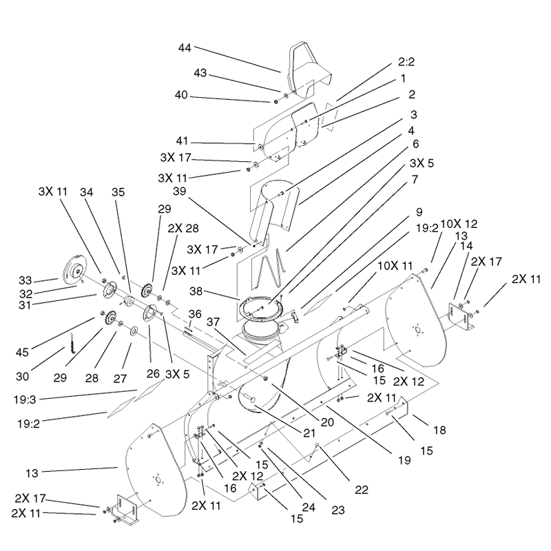 Discharge Chute Assembly