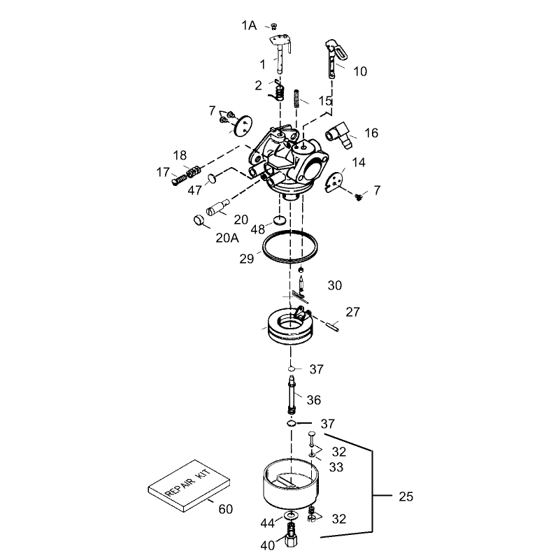 Carburetor Part No. 640105