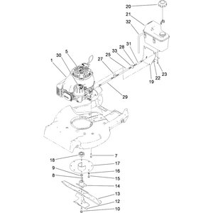 Engine and Blade Assembly