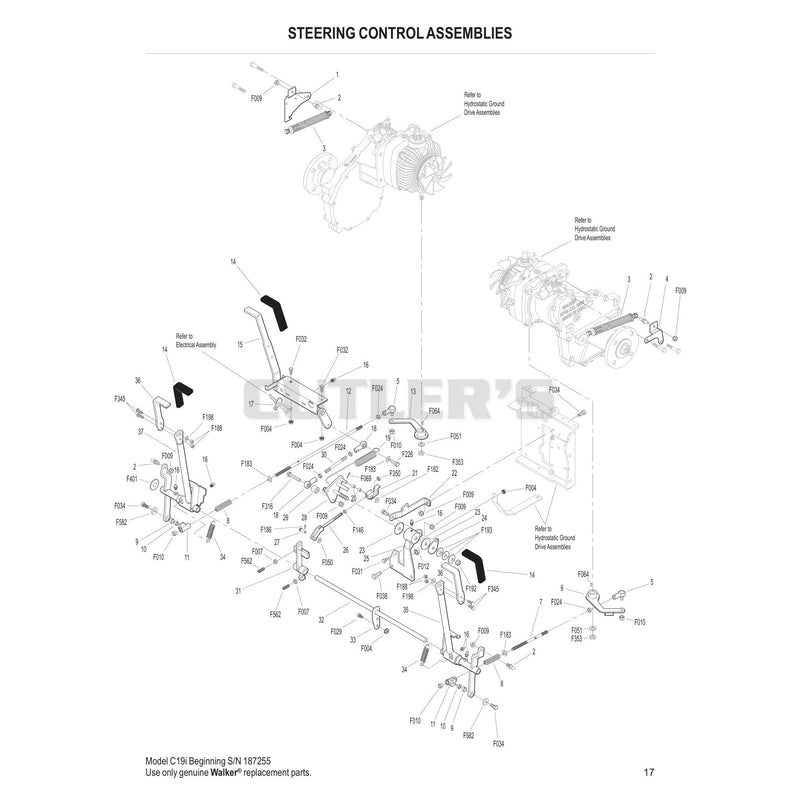 Steering Control Assemblies