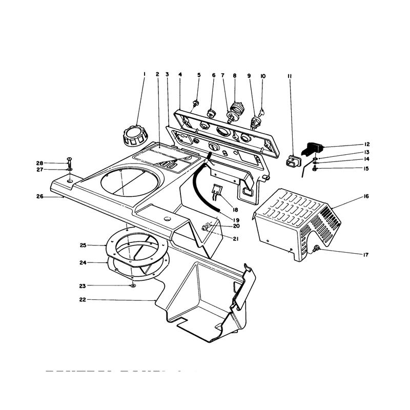 Control Panel & Shrouding Assembly