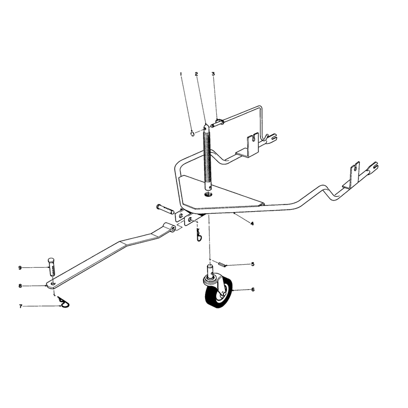 Lawn Vacuum Trailer Hitch Kit No 59082