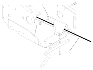 Toro 100-1591 Kit-cable Guide Attachment Parts Diagram