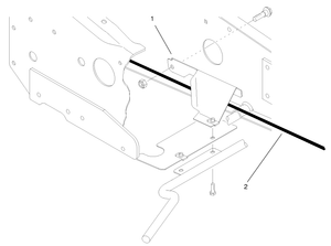 Toro 100-1592 Kit-cable Guide Attachment Parts Diagram