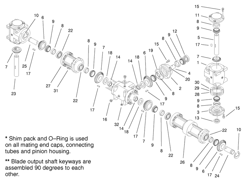 Gearbox Assembly No 99 0244