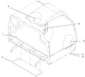 Toro 100-2441 Kit - Dump, Bagger Attachment Parts Diagram
