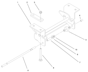 Toro 100-3390 Rear Attach Assembly with Fa Attachment Parts Diagram
