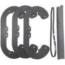 Toro Snow Commander (3) 100-9872 Paddles, 104-4138 Scraper Bar, and 104-0851 Belt Kit for Snow Commander Snow Blowers